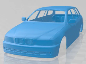5 серія туристичного автомобіля 1999 року для друку 3D Принт Модель
