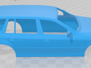 5 series touring 1999 printable body car Modelo de Impressão 3D