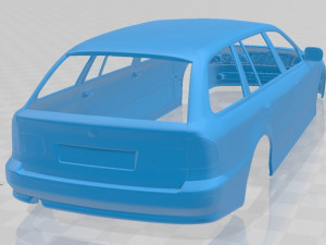 5 series touring 1999 printable body car Modelo de Impressão 3D