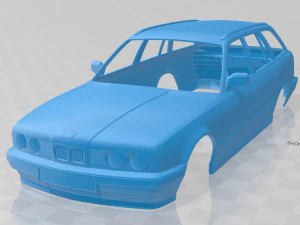 5 серія туристичного автомобіля 1993 року для друку 3D Принт Модель