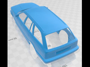 5 series touring 1993 printable body car 3D Print Model