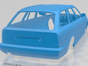 5 series touring 1993 printable body car 3D 프린트 모델