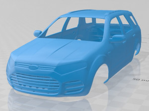 territory 2012 printable body car Modello di stampa 3D