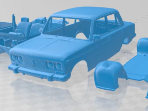 vaz lada 2106 1976 printable car 3D Print Model