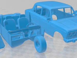 vaz lada 2106 1976 printable car 3D Druckmodell