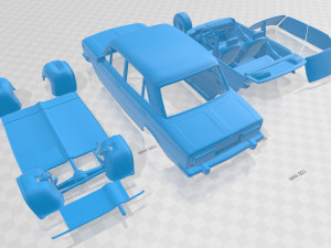 vaz lada 2106 1976 printable car 3D Druckmodell