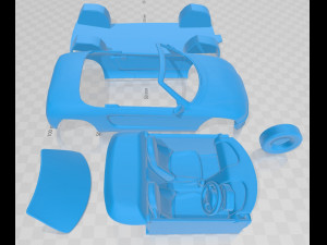 honda beat pp1 1991 printable car Model do druku 3D