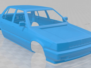 honda civic sedan 1983 printable body car 3D प्रिंट मॉडल