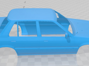 honda civic sedan 1983 printable body car 3D प्रिंट मॉडल