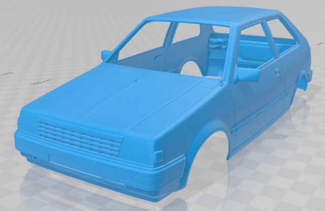 nissan micra 1982 printable body car Modello di stampa 3D .c4d .max .obj .3ds .fbx .stl .blend 