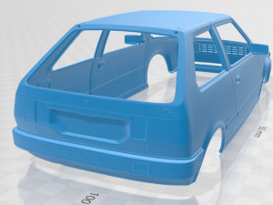 nissan micra 1982 printable body car Modello di stampa 3D