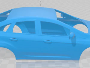 focus sedan 2011 printable body car 3D Print Model