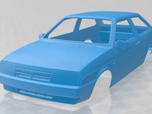 vaz lada 2108 1984 printable body car 3D Print Model