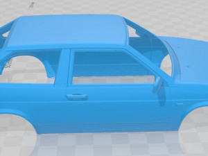 vaz lada 2108 1984 printable body car 3D प्रिंट मॉडल