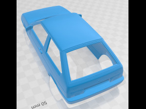 vaz lada 2108 1984 printable body car 3D प्रिंट मॉडल