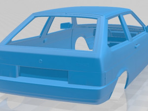 vaz lada 2108 1984 printable body car 3D प्रिंट मॉडल