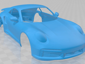 porsche 911 turbo s cabrio 2021 printable body car 3D Принт Модель