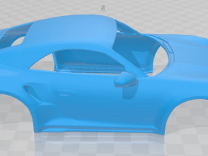 porsche 911 turbo s cabrio 2021 printable body car 3D Принт Модель