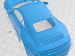 porsche 911 turbo s cabrio 2021 printable body car 3D Принт Модель