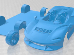 Automobile stampabile mclaren elva 2021 Modello di stampa 3D