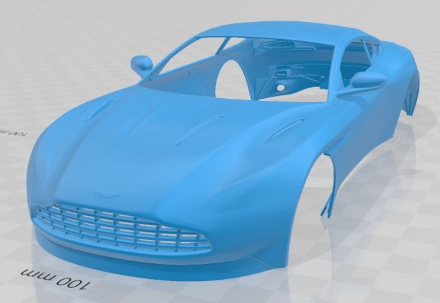 aston martin db11 printable body car 3D प्रिंट मॉडल .c4d .max .obj .3ds .fbx .stl .blend 