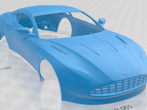 aston martin db11 printable body car 3D प्रिंट मॉडल