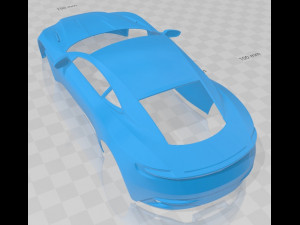 aston martin db11 printable body car 3D प्रिंट मॉडल
