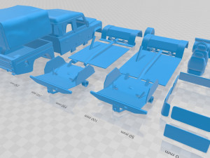 land rover defender 130 high capacity double cab pickup 2011 printable car Modelo de impresión 3D