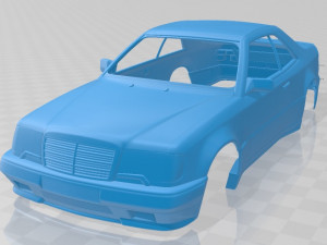 mercedes benz e class amg widebody coupe 1988 printable body car Modelo de impresión 3D