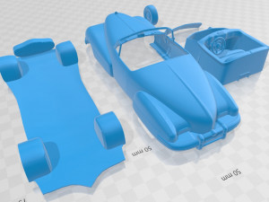 buick y-job 1938 printable car 3D Print Model