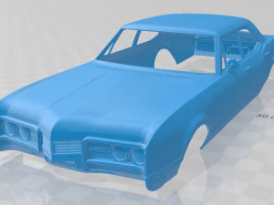 oldsmobile 88 delmont sedan 1967 printable body car 3D Print Model