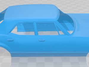 oldsmobile 88 delmont sedan 1967 printable body car Model do druku 3D