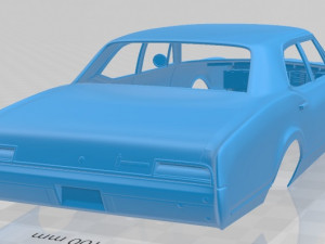 oldsmobile 88 delmont sedan 1967 printable body car Model do druku 3D