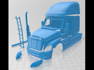 freightliner cascadia 2011 printable truck 3D प्रिंट मॉडल