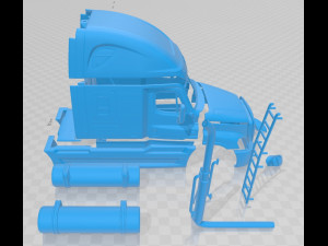 freightliner cascadia 2011 printable truck Modèles 3D en vedette