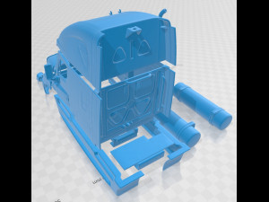 freightliner cascadia 2011 printable truck Modèles 3D en vedette