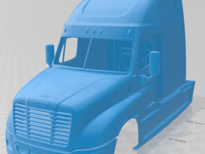 Frachtliner Cascadia 2011 druckbare Karosserie 3D Druckmodell