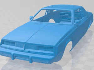 dodge challenger 1978 printable body car 3D Print Model