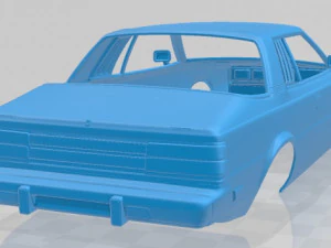 dodge challenger 1978 printable body car 3D Print Model