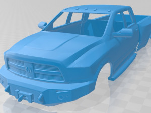 dodge ram 2010 printable body car 3D Print Model