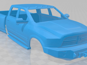 dodge ram 2010 printable body car Modello di stampa 3D