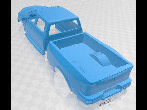 dodge ram 2010 printable body car Modello di stampa 3D