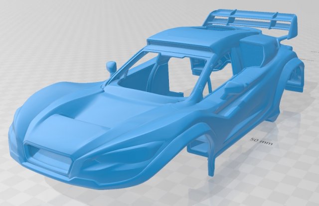 subaru xtrek dakar printable body car 3D 打印模型 .c4d .max .obj .3ds .fbx .stl .blend