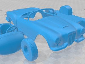 lancia aurelia gt convertible 1954 printable car 3D Print Model