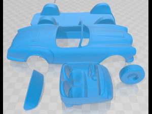 lancia aurelia gt convertible 1954 printable car 3D Print Model