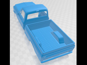 chevrolet c10 cheyenne pickup 1971 printable body car 3D 프린트 모델