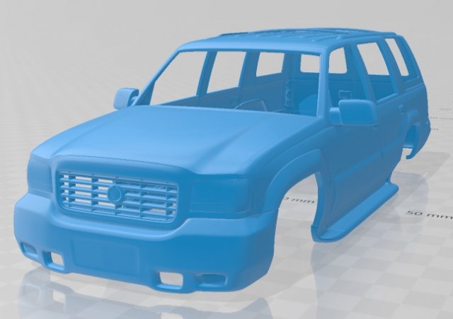 cadillac escalade 1999 printable body car 3D Print Model .c4d .max .obj .3ds .fbx .stl .blend