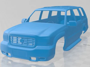 キャデラック エスカレード 1999 印刷可能なボディ車 3Dプリントモデル