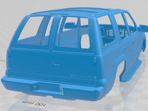 cadillac escalade 1999 printable body car 3D Print Model