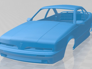 pontiac sunbird gt coupe 1986 printable body car Modèles 3D en vedette